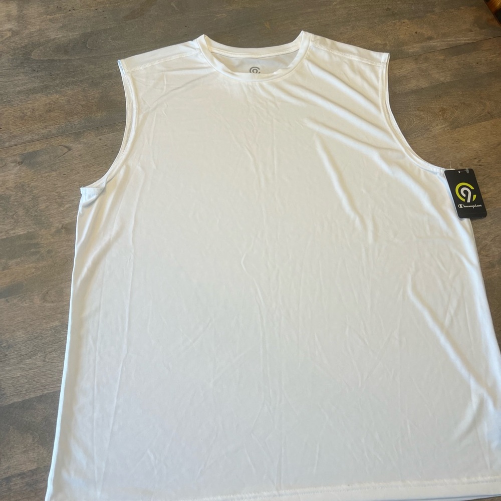 Champion Men's White Tank Top